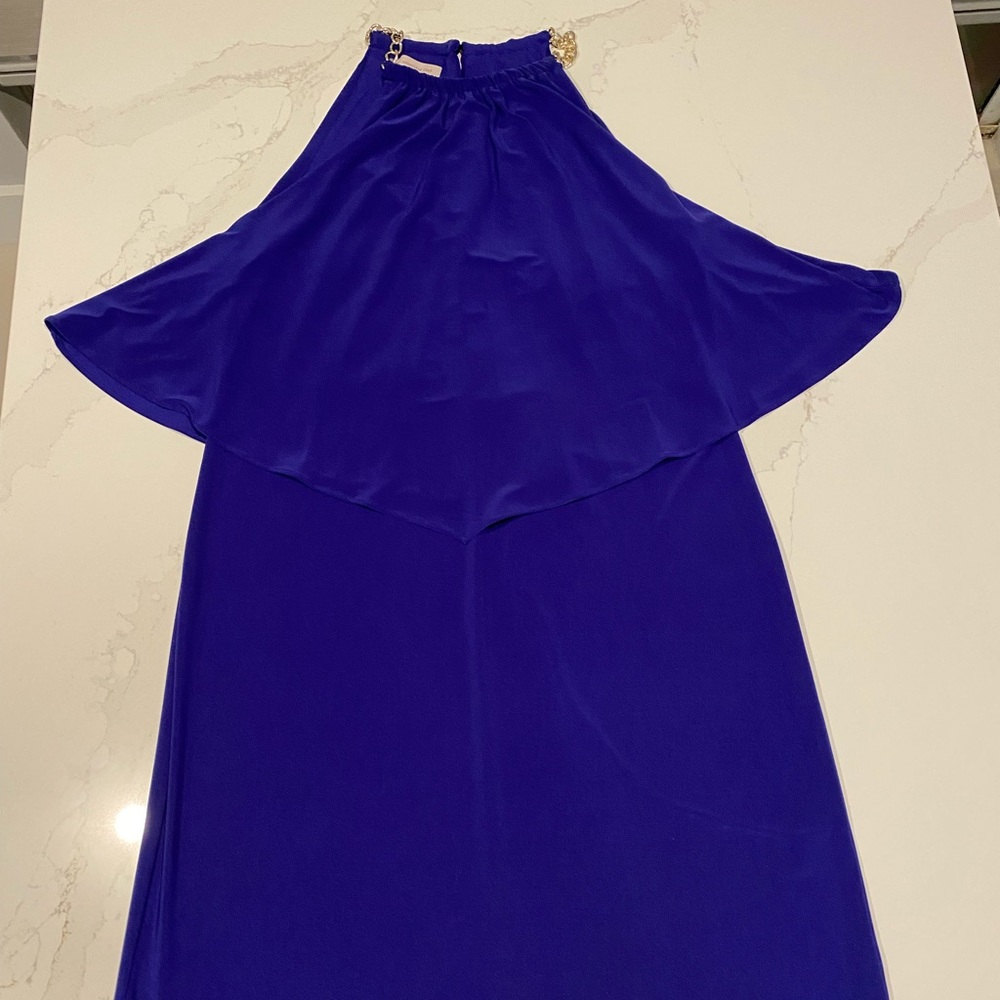 Royal blue cocktail dress